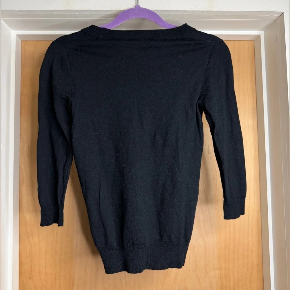 J.Crew Women’s Black Lightweight Knitted Sweater. Size: Xtra Xtra Small